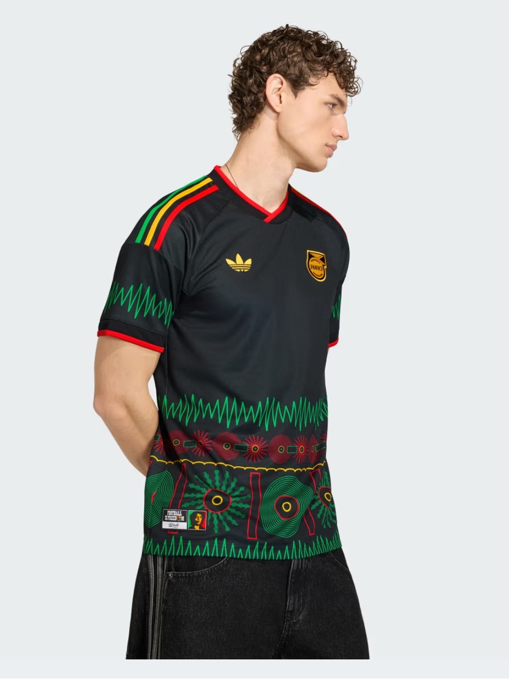 NWT Adidas Jamaica 26 X Bob Marley 
Away Jersey (Large)